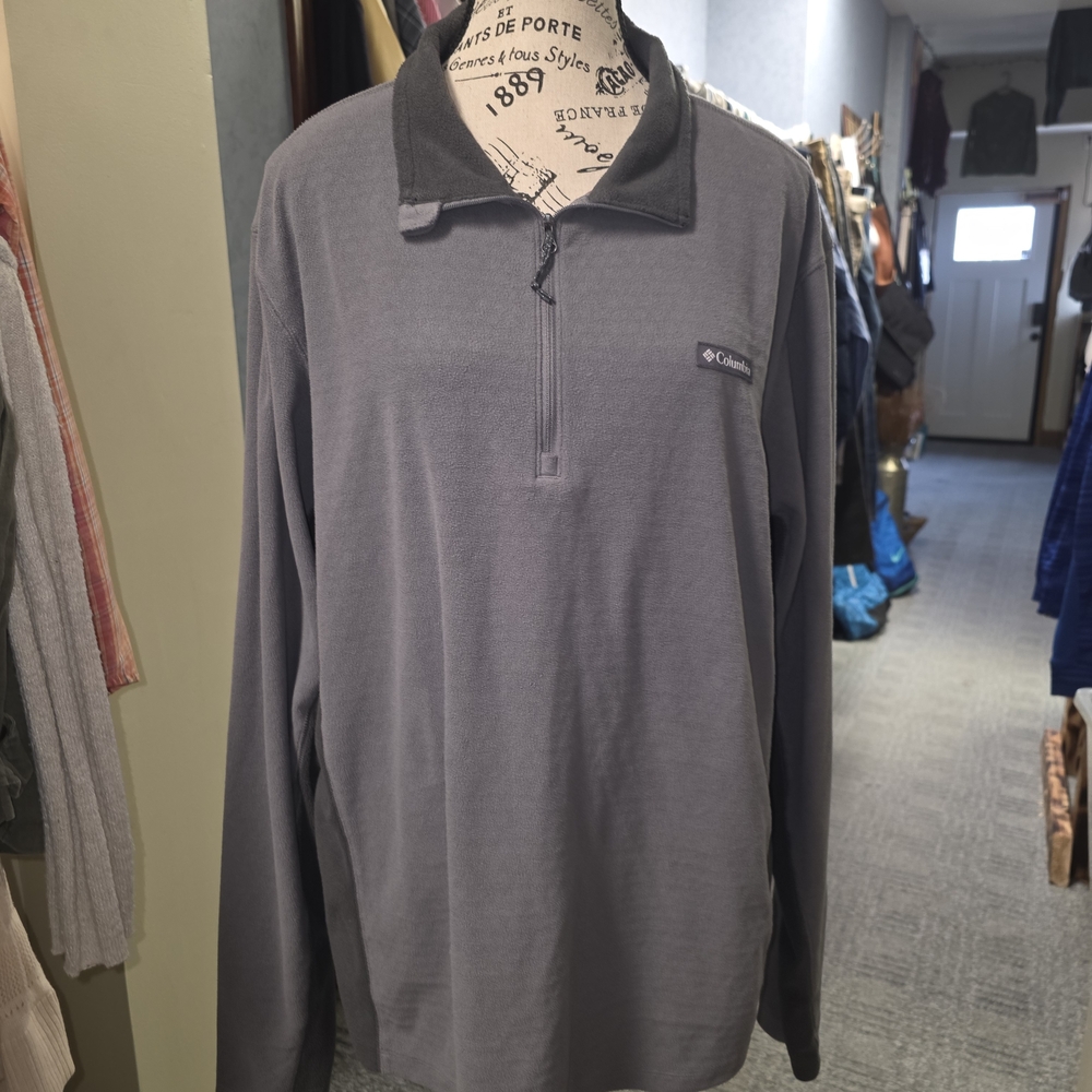 Columbia Gray Quarter-Zip Pullover